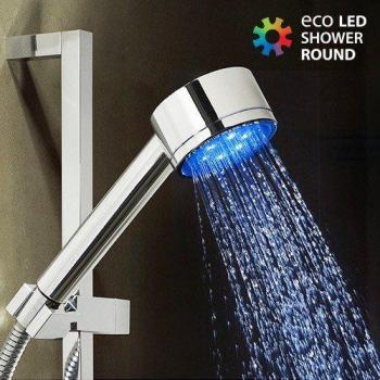 Omnidomo LED Shower mit Licht, Silberschimmer