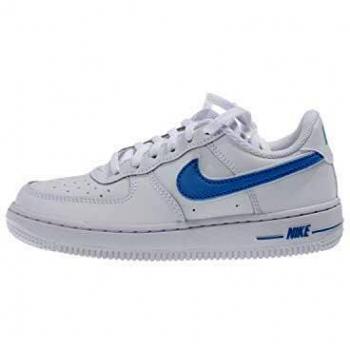 Nike Force 1‑3 PS Junior – Scarpe da basket per bambini, 31 EU, bianco e blu