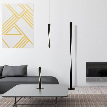 Twisted Elegance LED Table Lamp