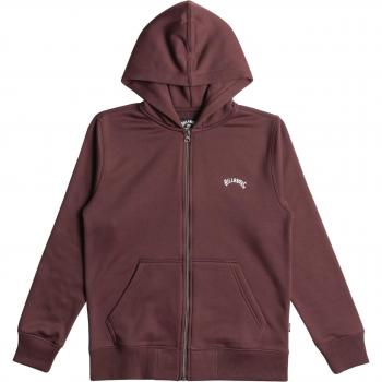 Billabong Arch Full Zip Kapuzenpullover Kinder dunkelrot