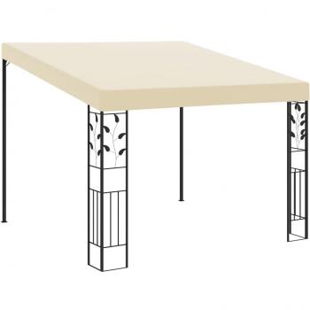 Cenador con montaje en la pared crema 3x3x2,5 m Vidaxl Crema