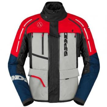 SPIDI Giacca 4 Season V3 Nero/Anthracite/Rosso Grigio/Blu L