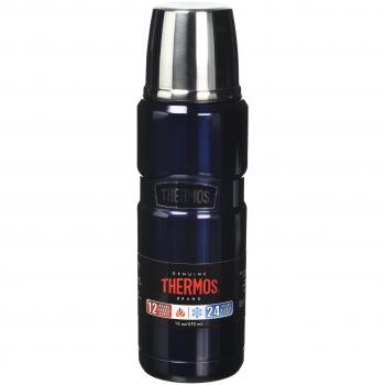 THERMOS Isolierflasche Stainless King, Blau 0,47l