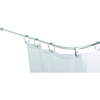 Croydex AD115144 Fineline Shower Rod and Rail Kit