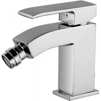 Level LES131KCR Bidetbatterie – verchromte Clic Clac‑Ablaufgarnitur (Messing)
