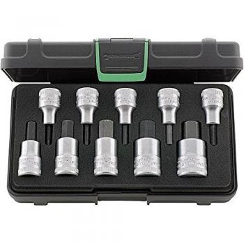 Kit de clés à douille 54/10 10 pièces 1/2 pouce 4-19 mm pour vis hexagonales STAHLWILLE