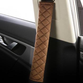 Cubierta de felpa para cinturón de seguridad, suave y cómoda, 1/2 Uds