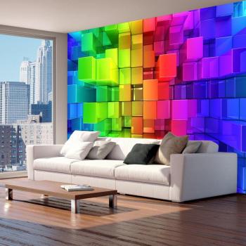 Papier peint Arc-en-ciel Puzzle