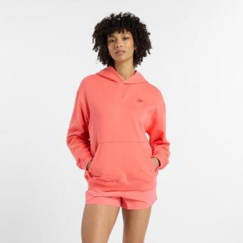 New Balance Damen French Terry Hoodie Rot XS