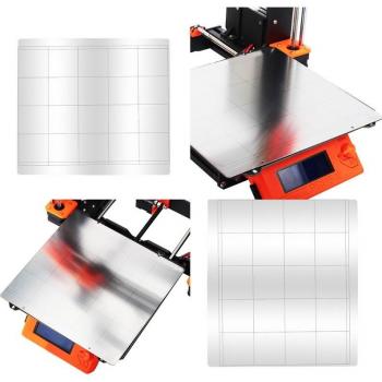 K92F Spring Steel Buildplate for Prusa i3 Mk3 Mk52 10.2x9.5 inches