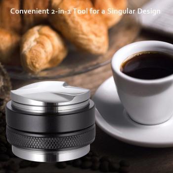 Coffee Tamper Distributor Dual Head 53mm