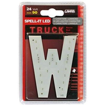 Lampa Spell-It LED 90 mm 24V Rosso