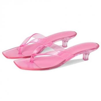 Women’s Tracie Jelly Pink Sandals – Steve Madden Size 5