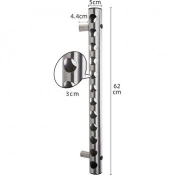 European Red Stainless Wine Wall Holder