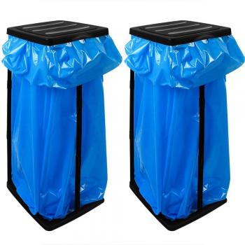 Bote Urbano 60L – Accesorios Dúo Tapa Negra