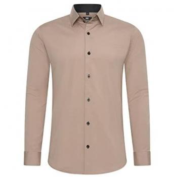Rusty Neal Langarm Overhemd Slim Fit