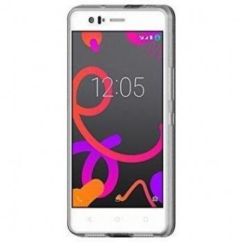 Funda de silicona BQ Aquaris M5.5 Black Gummy