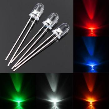 5 Colors Ultra Bright 5mm Round LED Diodes