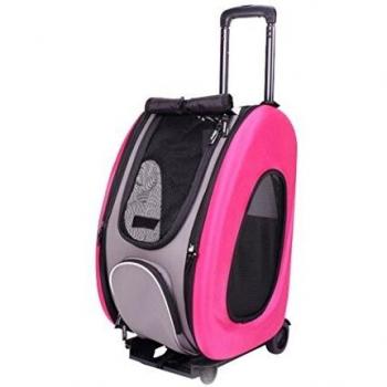 Poussette 5 en 1 pour Chiens et Chats avec Porte-Bébé