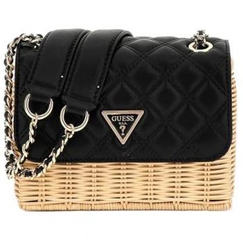 Guess Giully Mini Satchel Bag 18 cm Black