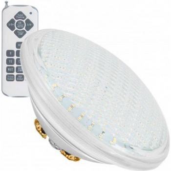 Bombilla Impermeable PAR56 RGB 18W, 12V AC, Control Remoto