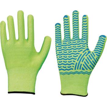 Sicurezza LeviSolid 1447: Guanti Resistente al Taglio Verde Neon (EN 388)