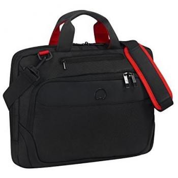 DELSEY PARVIS PLUS Laptop Rollkoffer, 41 cm, 11 Liter, Schwarz (Noir)