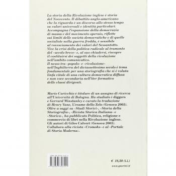 Popolo e rivoluzione? La storiografia e i movimenti radicali della rivoluzione inglese