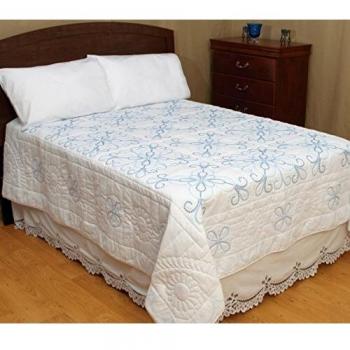 Jack Dempsey Signature Stamped White Quilt Top (XX Size)