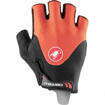 CASTELLI cyklistické rukavice Arenberg Gel 2, fiery red/black