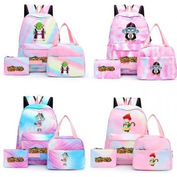 Ensemble de sacs d'école Dragon Ball 3 pièces avec sac à lunch
