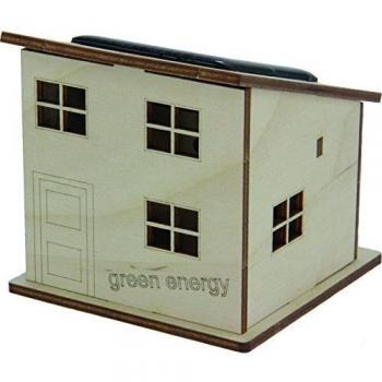 Sol Expert 40212 Natural Wood Solar Home