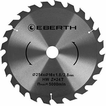 Lame de Scie Circulaire EBERTH 254 x 1,8 x 16 mm