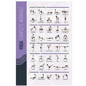 FitMate Yoga Workout Exercise Poster