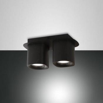Fabas Luce Smooth Spot 2xGU10 Nero 3555-82-101