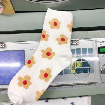 Nette Mädchen Socken mit Blumenmuster