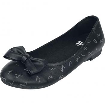 Ballerine da ballo Black Premium, bow ed effetto print, EU37‑EU40, donna, nero