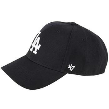 47 Brand Herren-Cap – Los Angeles Dodgers – MLB‑Stil – Schwarze Farbe