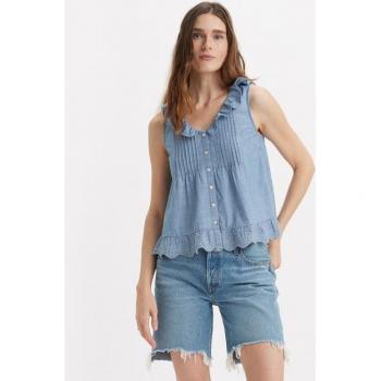 Levi's Blusa Senza Maniche in Fauna Denim