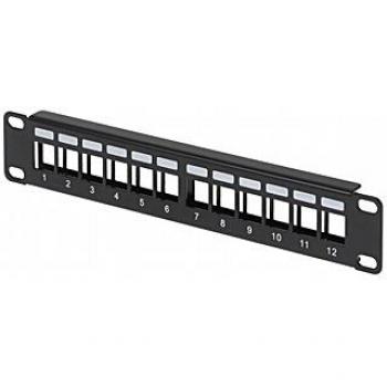 Delta Accessorio Rack 12x Keystone Nero