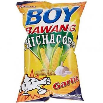 Boy Bawang ChichaCorn Knoblauch Gebratener Mais 3 x 100 Gramm