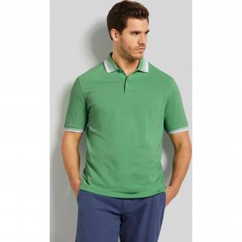 Bugatti Mint Poloshirt, moderner Farbverlauf am Kragen