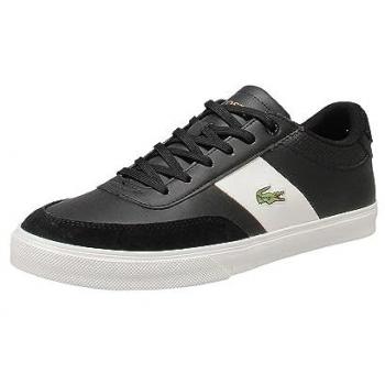 Lacoste Herren Sport Sneaker Court-Master Schwarz / Offwhite 41