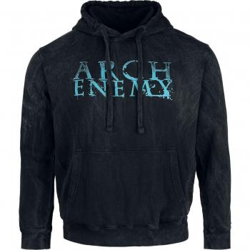 Schwarzer Saturnine‑Kapuzenpulli – Arch Enemy, Größe M
