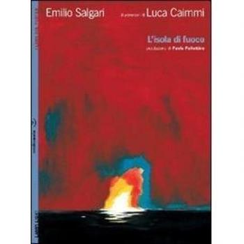 L' isola di fuoco. Con poster