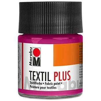 Marabu Textilfarbe Plus, Himbeere, 50 ml