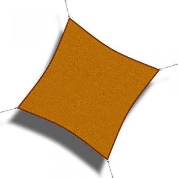 Corasol 160240 Premium Sonnensegel 7 x 7 m – quadratisch, wind