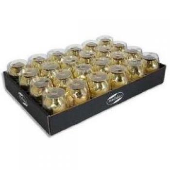 Clairefontaine Geschenkverpackung Ringelband‑Eikn„uel, metallic, gold (Geschenkband, 24 x)