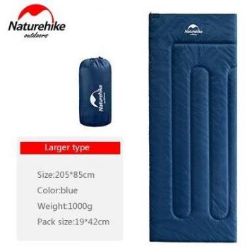 Naturehike Saco de Dormir Portátil con Cremallera Entera