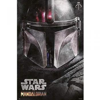 Póster Star Wars: El Casco de The Mandalorian, 91 x 61 cm